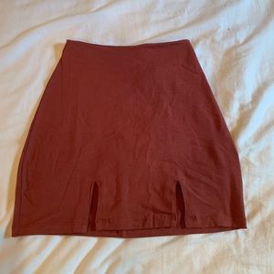 NWT Pacsun Double slit mini skirt